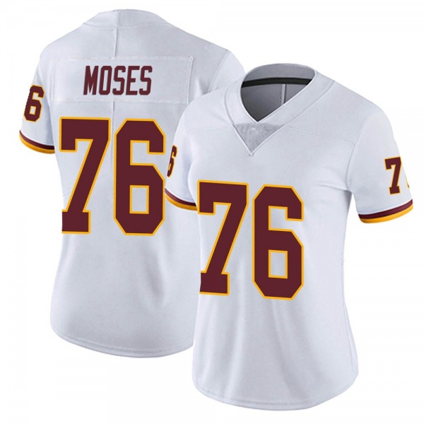 Women's Washington Football Team #76 Morgan Moses White NFL Vapor Untouchable Jersey